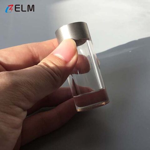 acrylic tube with threaded lid